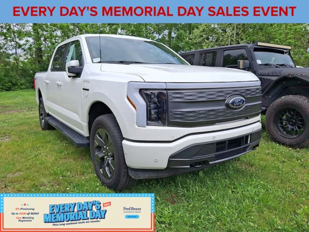 Certified 2023 Ford F-150 Lightning Lariat Truck SuperCrew Cab