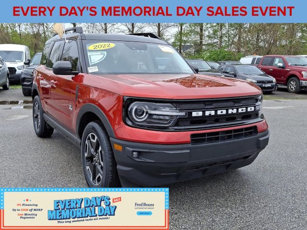 Certified 2022 Ford Bronco Sport Outer Banks SUV