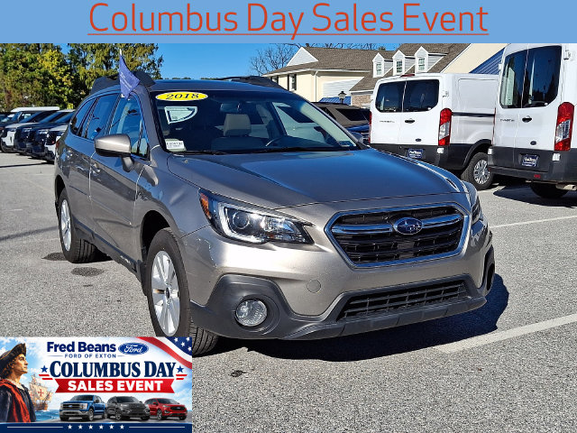 Used 2018 Subaru Outback Premium with VIN 4S4BSADC8J3257531 for sale in Exton, PA