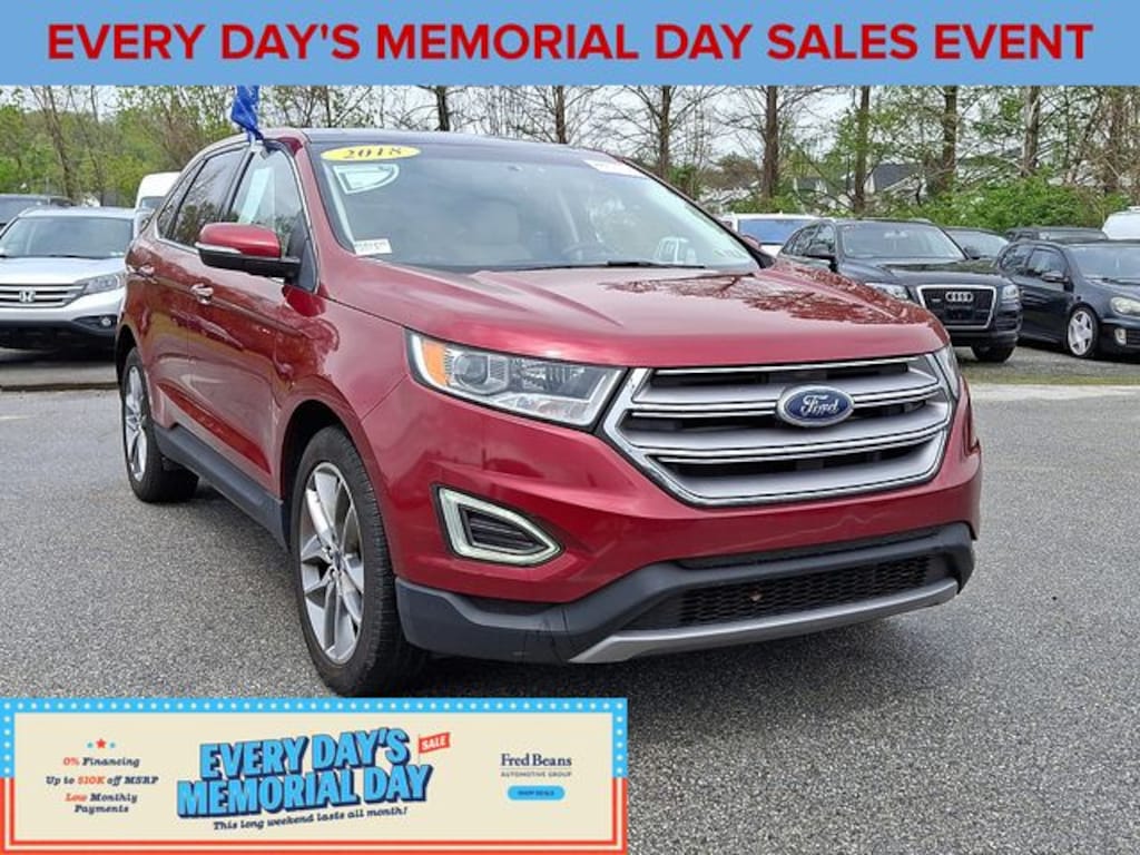 Certified 2018 Ford Edge Titanium SUV
