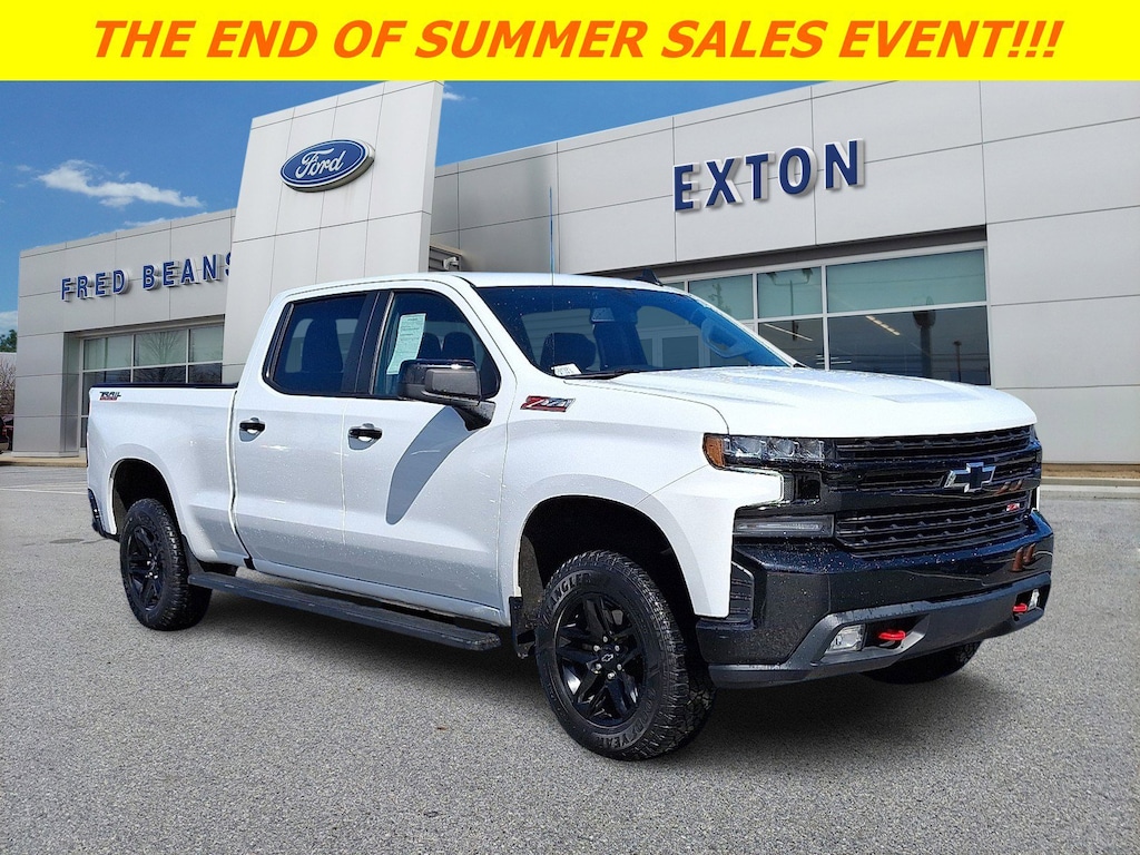 Certified 2021 Chevrolet Silverado 1500 4WD Crew Cab Standard Bed LT Trail Boss Truck Crew Cab