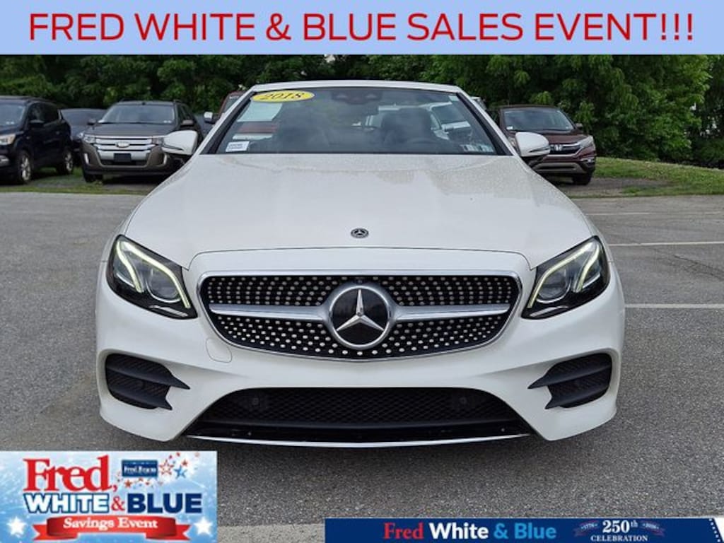 Certified 2018 Mercedes-Benz E-Class E 400 Cabriolet
