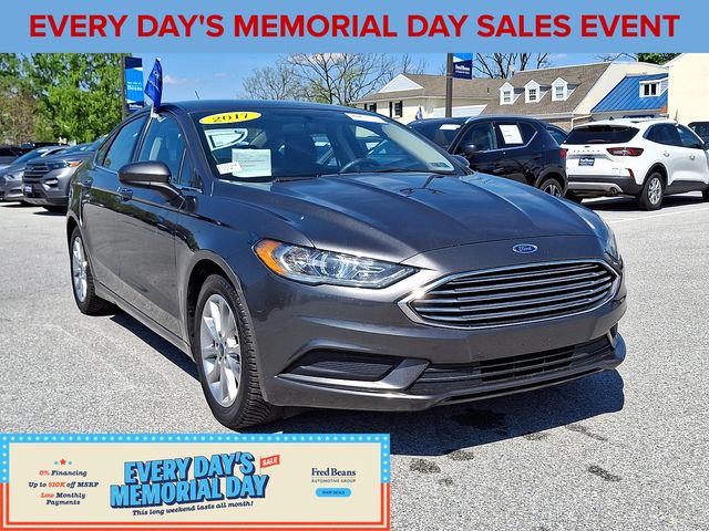 Certified 2017 Ford Fusion SE with VIN 3FA6P0H78HR237733 for sale in Exton, PA
