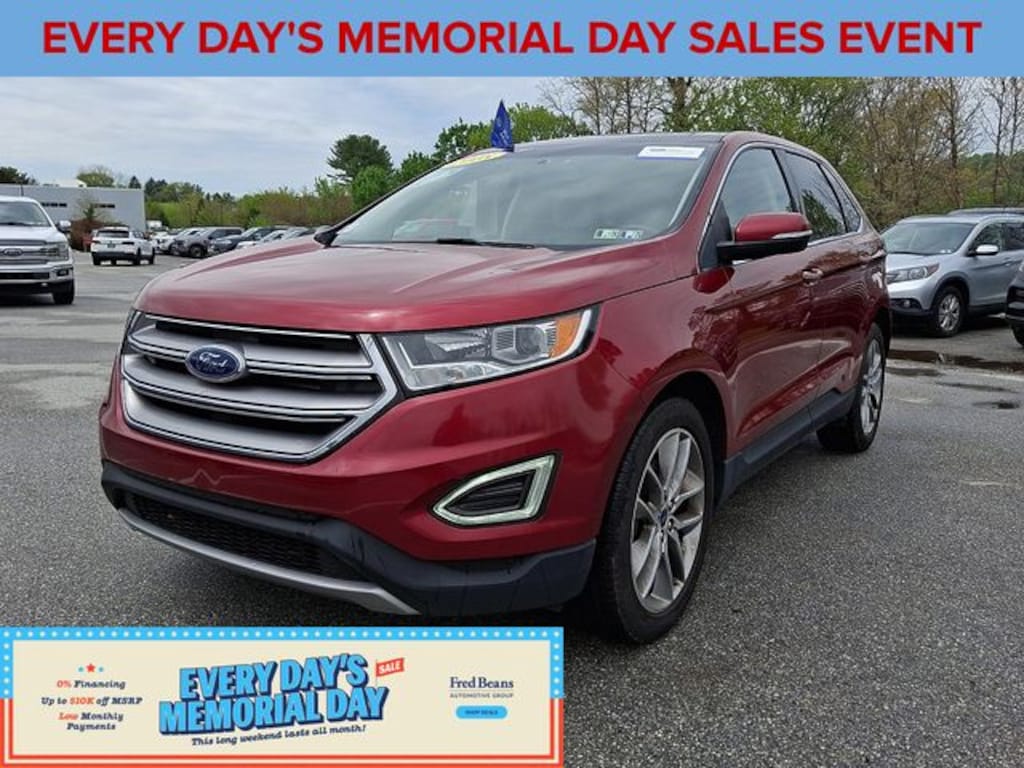 Certified 2018 Ford Edge Titanium SUV