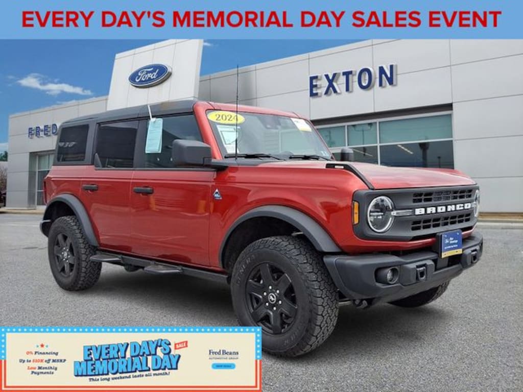 Certified 2024 Ford Bronco Black Diamond SUV