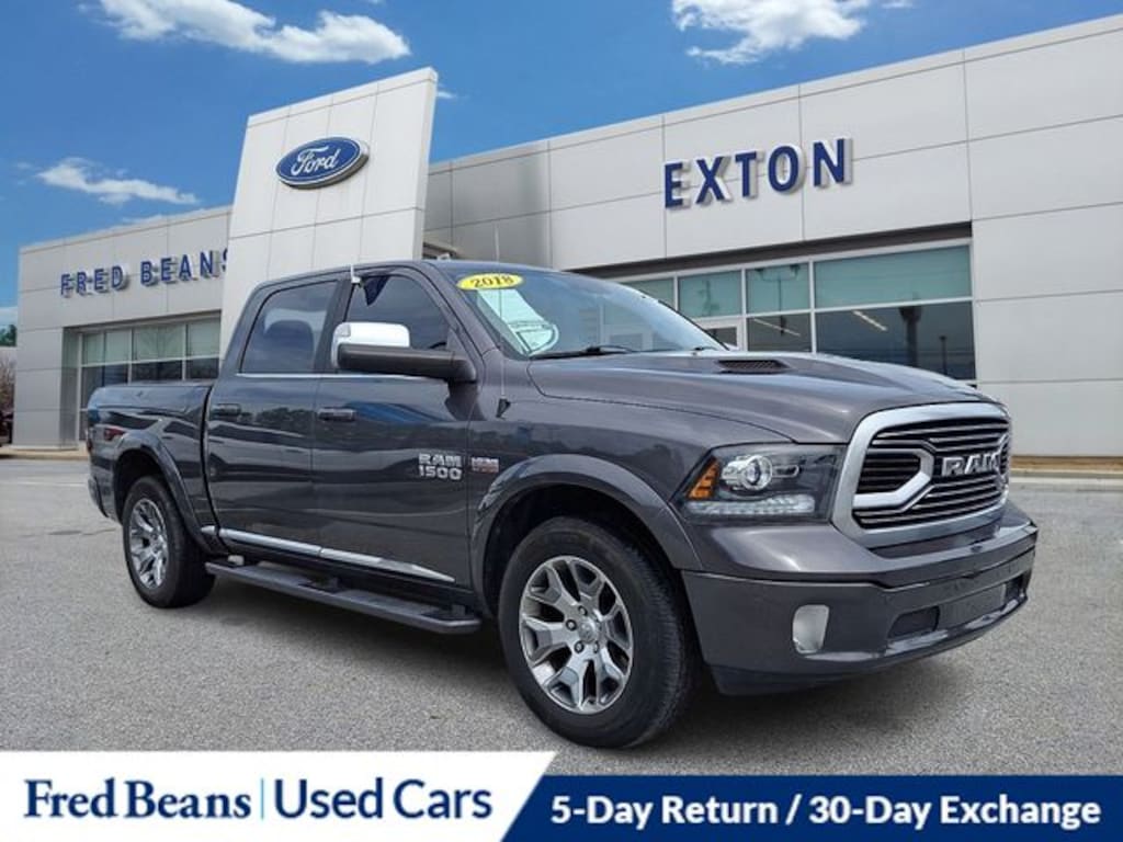 Certified 2018 Ram 1500 Laramie Longhorn Truck Crew Cab