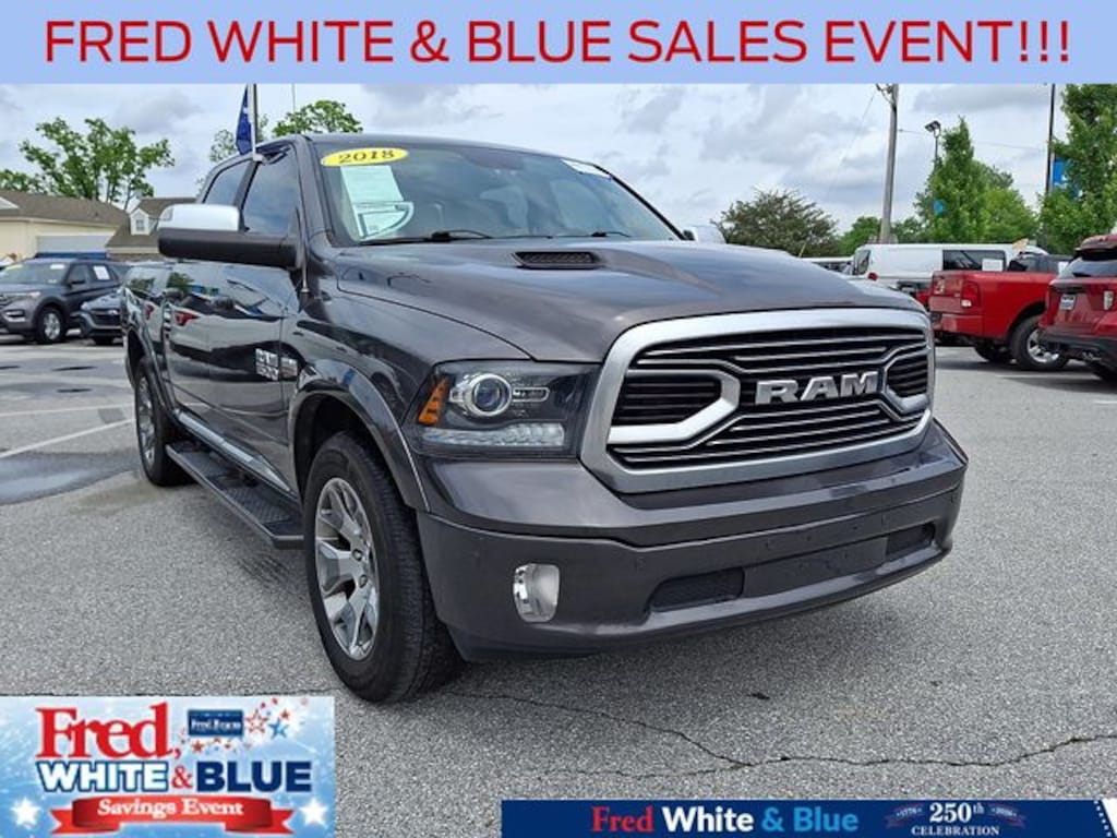 Certified 2018 Ram 1500 Laramie Longhorn Truck Crew Cab
