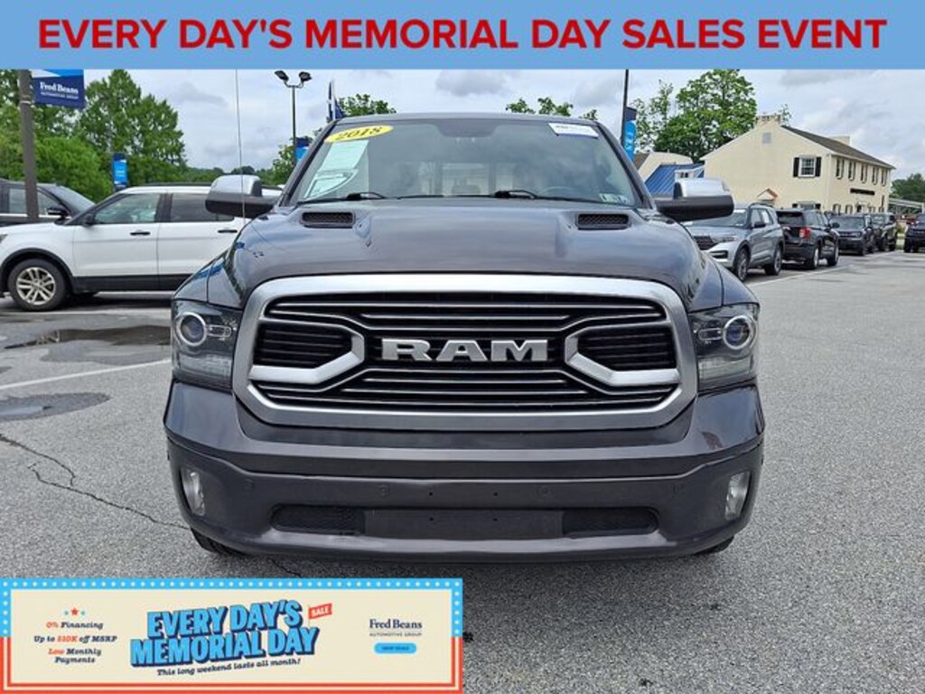 Used 2018 Ram 1500 Laramie Longhorn Truck Crew Cab