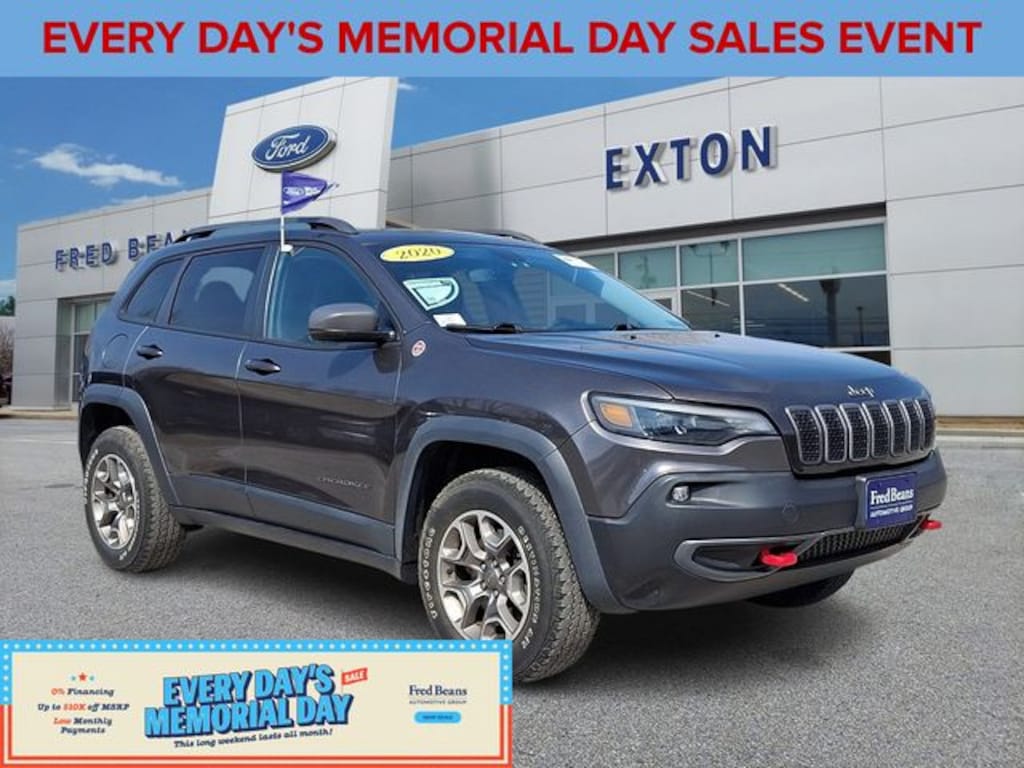 Certified 2020 Jeep Cherokee Trailhawk SUV