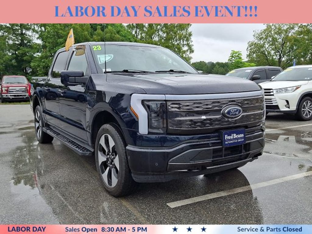 Certified 2023 Ford F-150 Lightning Platinum Truck SuperCrew Cab