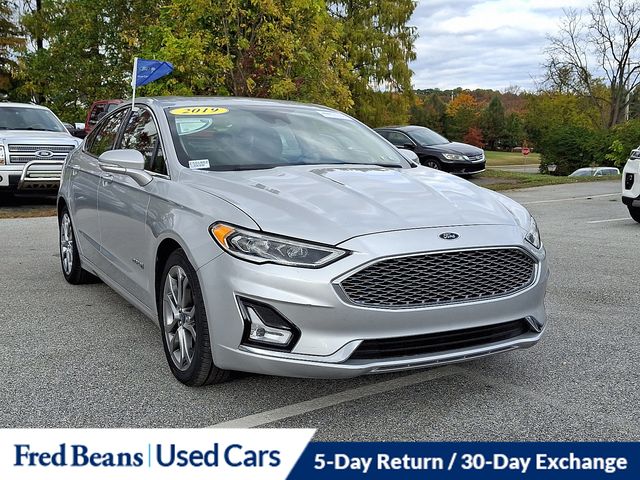 Used 2019 Ford Fusion Hybrid Titanium with VIN 3FA6P0RUXKR158589 for sale in Exton, PA