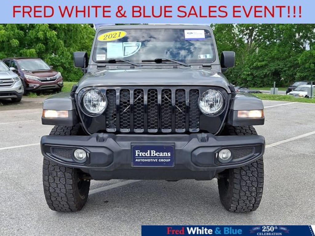Certified 2021 Jeep Gladiator Willys Truck Crew Cab