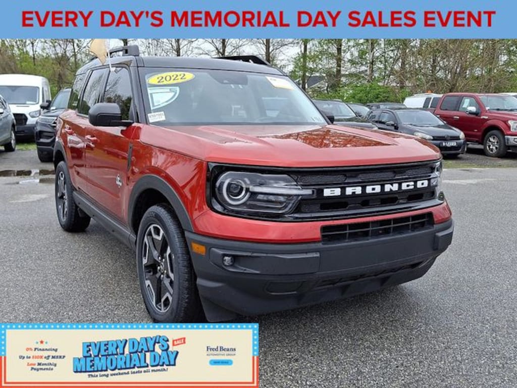 Certified 2022 Ford Bronco Sport Outer Banks SUV