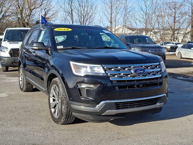 Certified 2018 Ford Explorer Limited with VIN 1FM5K8F81JGB96532 for sale in Exton, PA