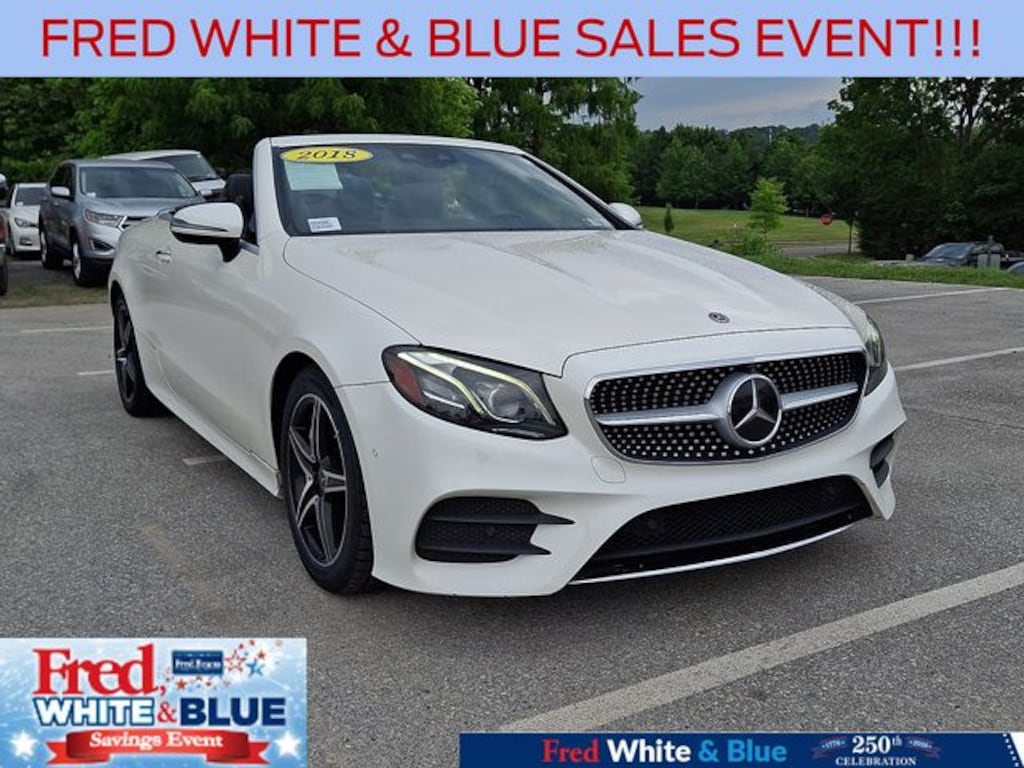 Certified 2018 Mercedes-Benz E-Class E 400 Cabriolet