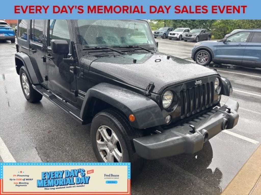 Certified 2018 Jeep Wrangler JK Unlimited Sport SUV