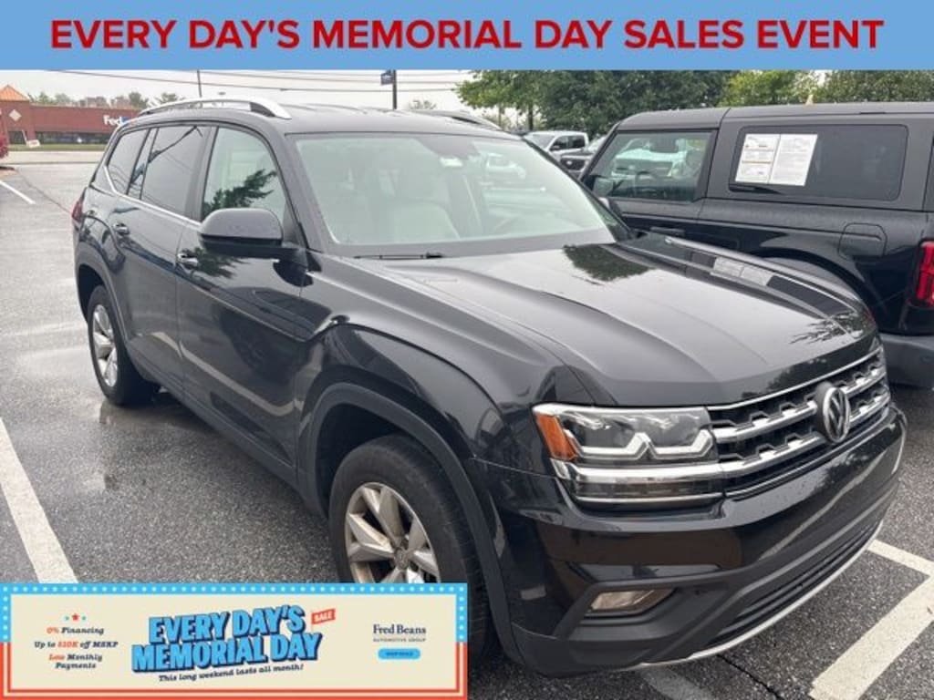Certified 2019 Volkswagen Atlas 3.6L V6 SE SUV