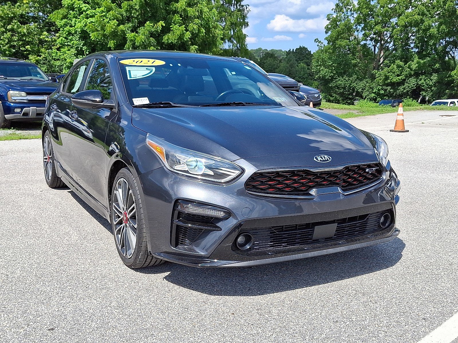 Certified 2021 Kia Forte GT with VIN 3KPF44AC4ME278847 for sale in Exton, PA