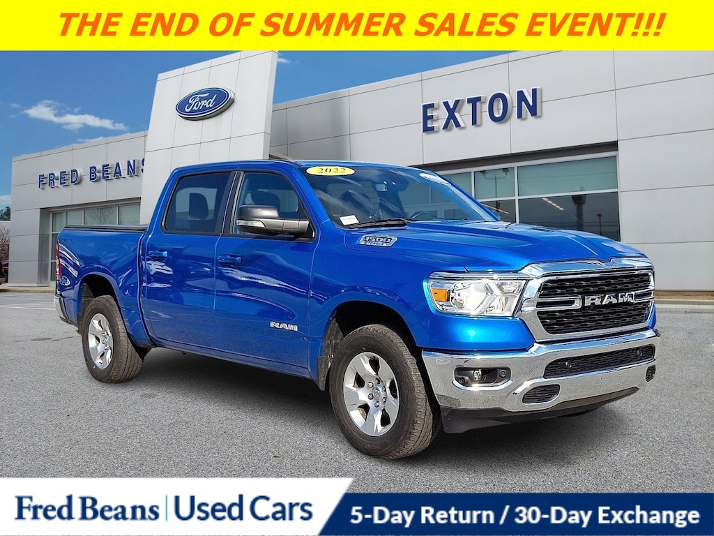 Used 2022 Ram 1500 Big Horn Crew Cab 4x4 57 Box Truck Crew Cab