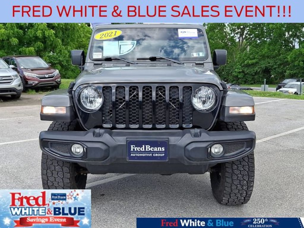 Certified 2021 Jeep Gladiator Willys Truck Crew Cab