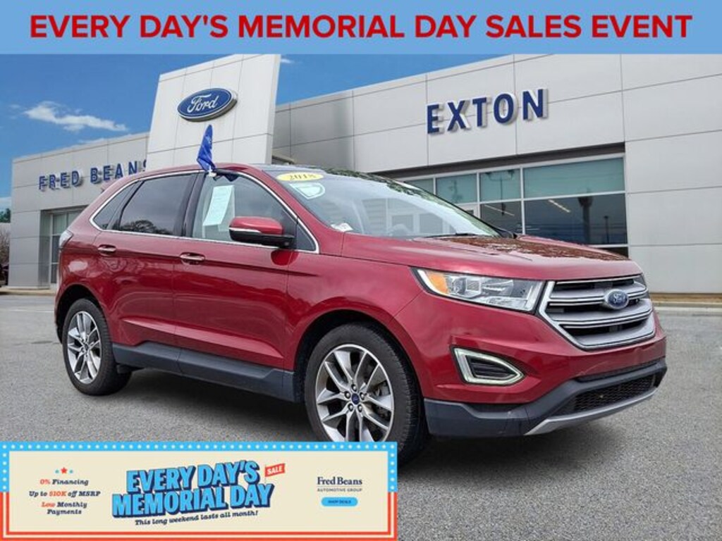 Certified 2018 Ford Edge Titanium SUV
