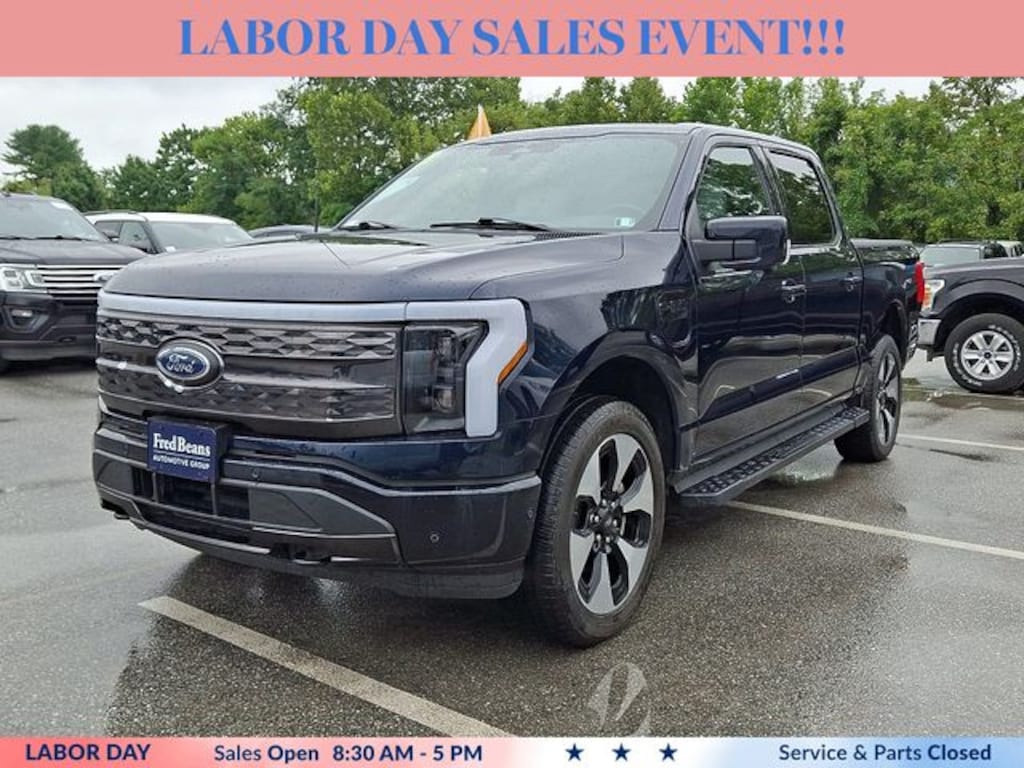 Certified 2023 Ford F-150 Lightning Platinum Truck SuperCrew Cab