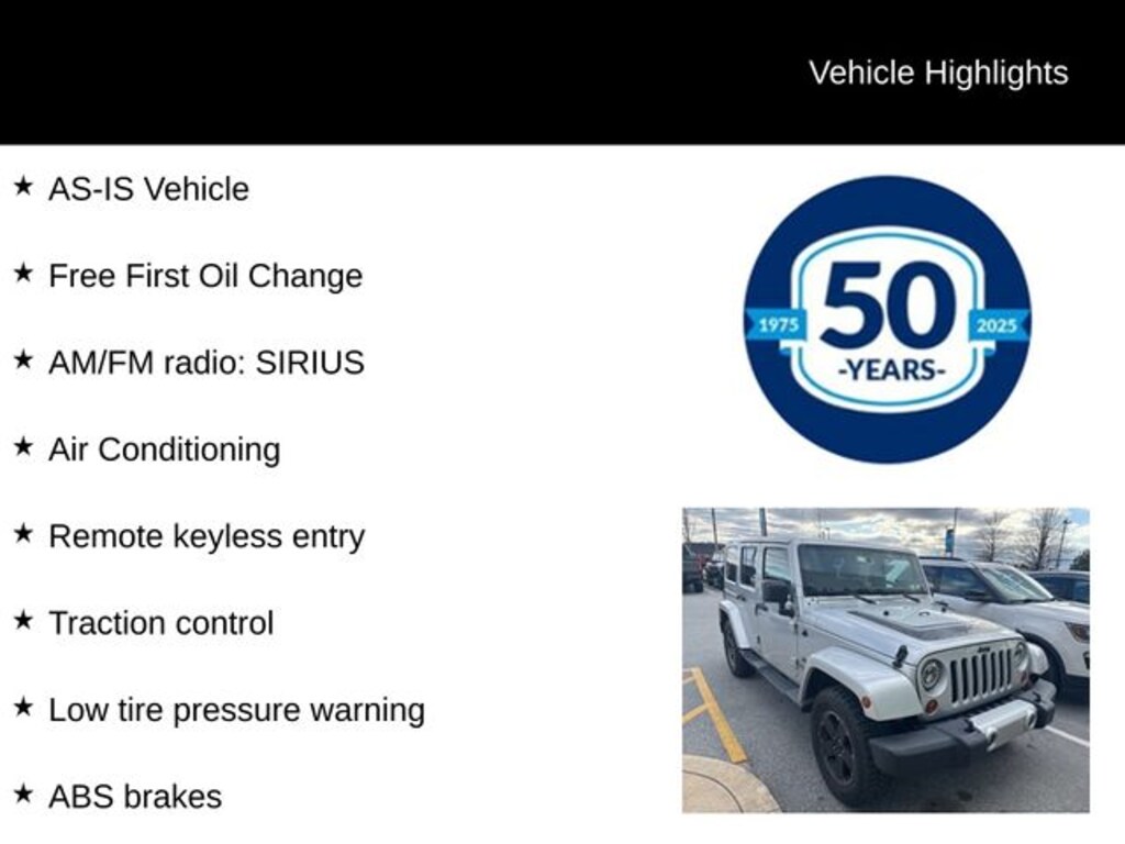 Used 2012 Jeep Wrangler Unlimited Sahara SUV