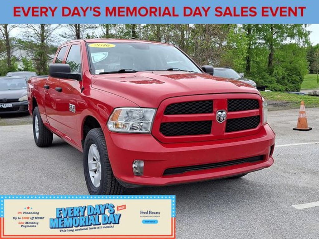 Used 2016 Ram 1500 Express Truck Quad Cab