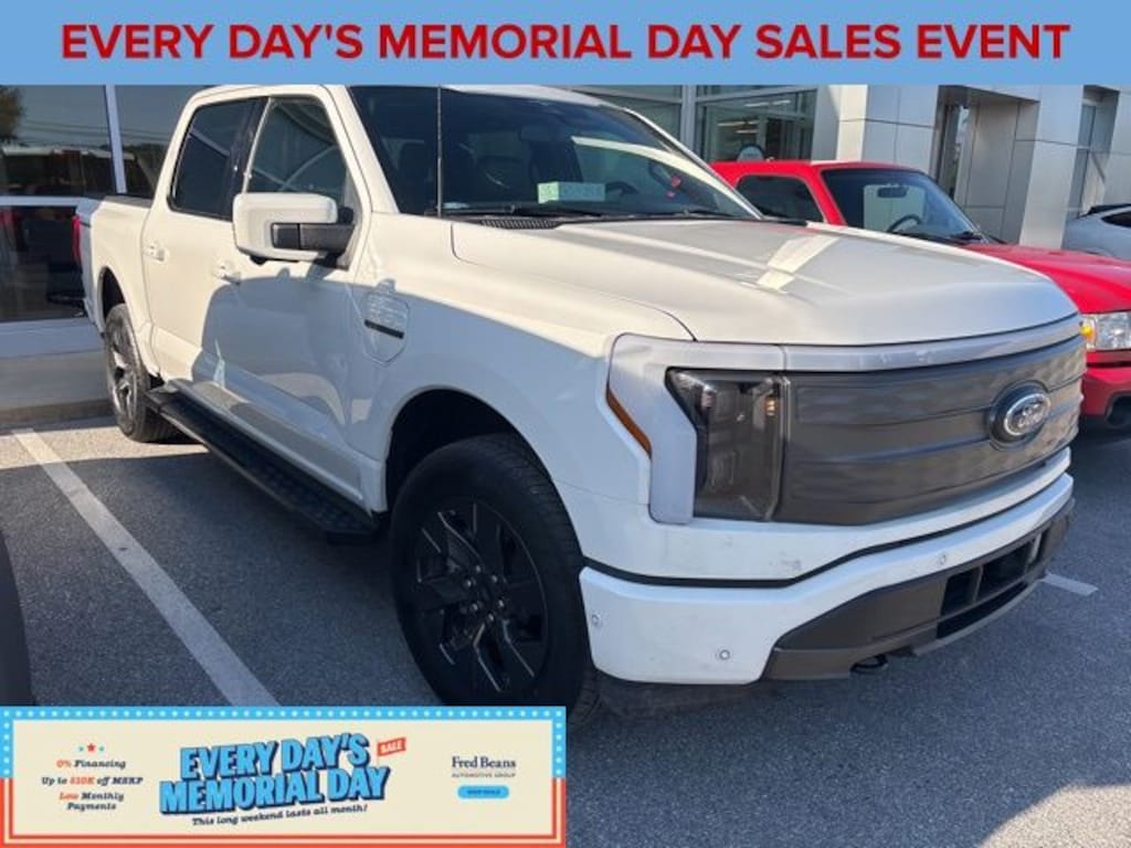 Certified 2023 Ford F-150 Lightning Lariat Truck SuperCrew Cab