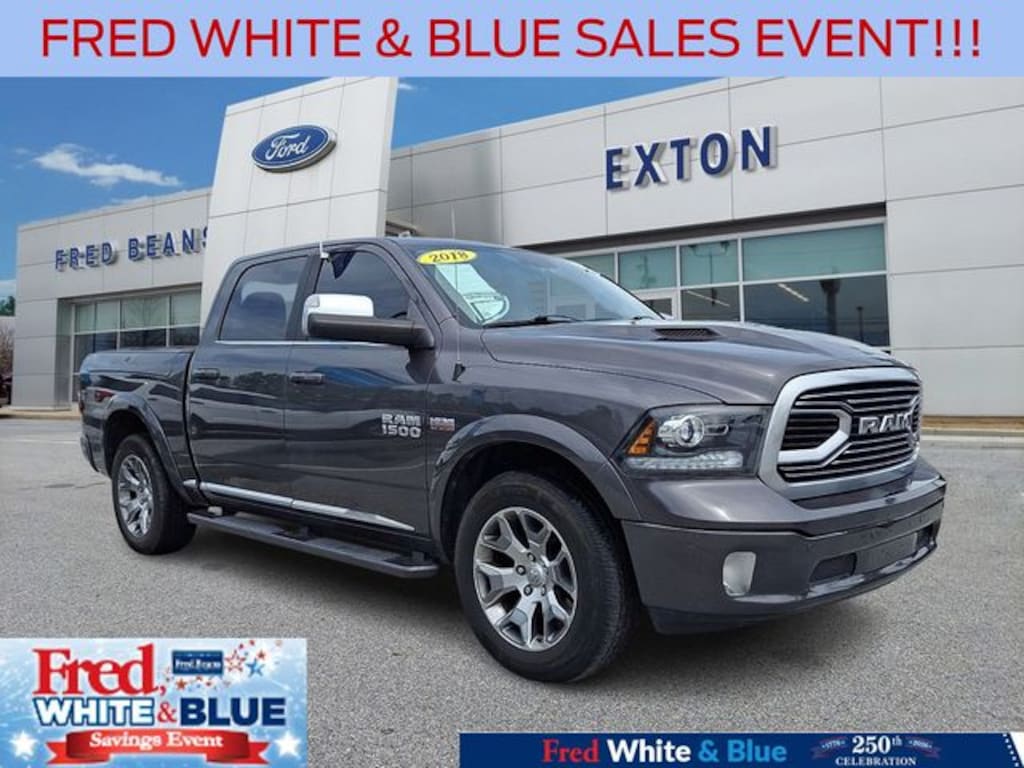 Certified 2018 Ram 1500 Laramie Longhorn Truck Crew Cab
