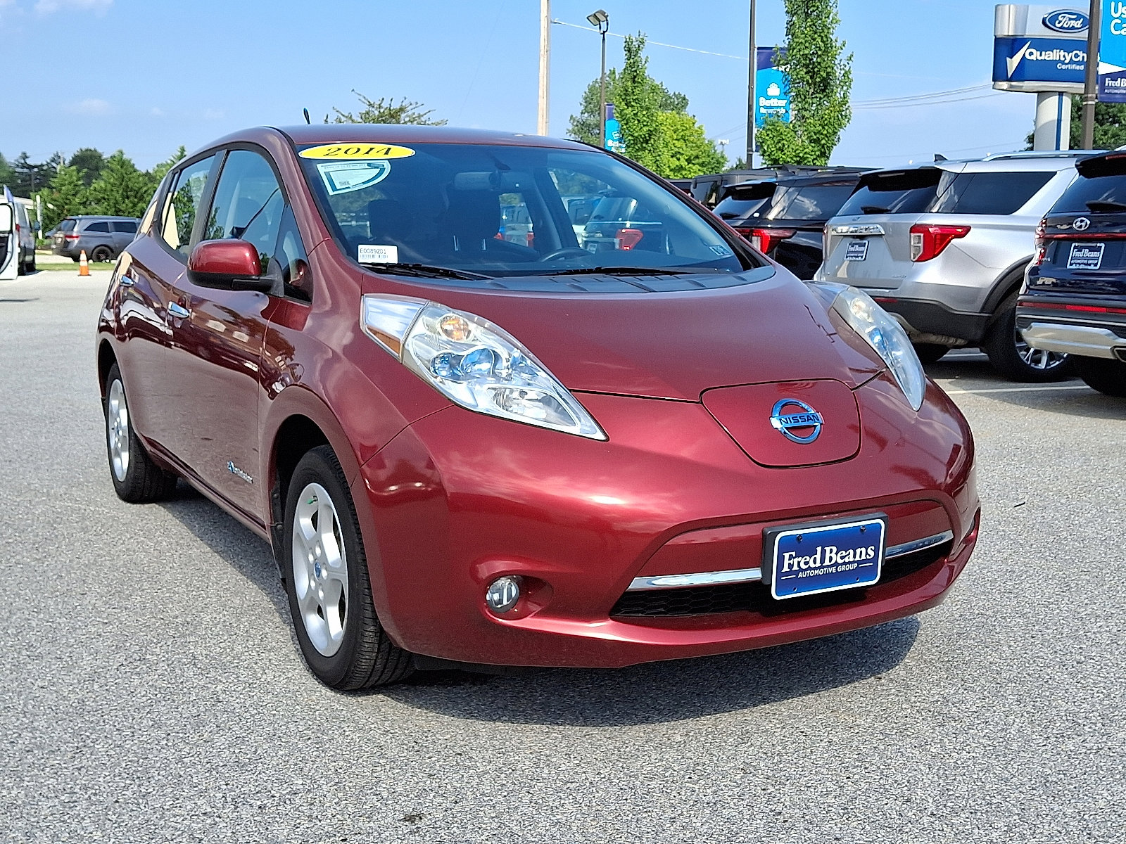 Used 2014 Nissan LEAF SV with VIN 1N4AZ0CP0EC334916 for sale in Exton, PA