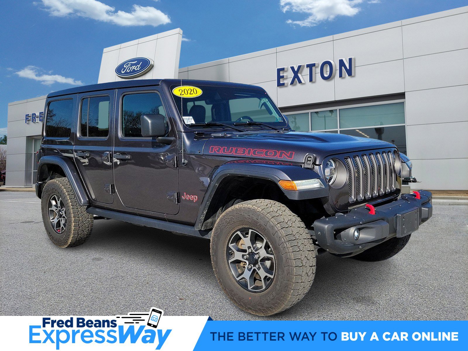 Used 2020 Jeep Wrangler Unlimited For Sale at Fred Beans Chevrolet | VIN:  1C4HJXFN0LW219635