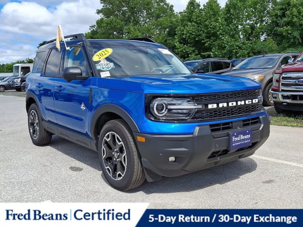 Certified 2025 Ford Bronco Sport Outer Banks SUV