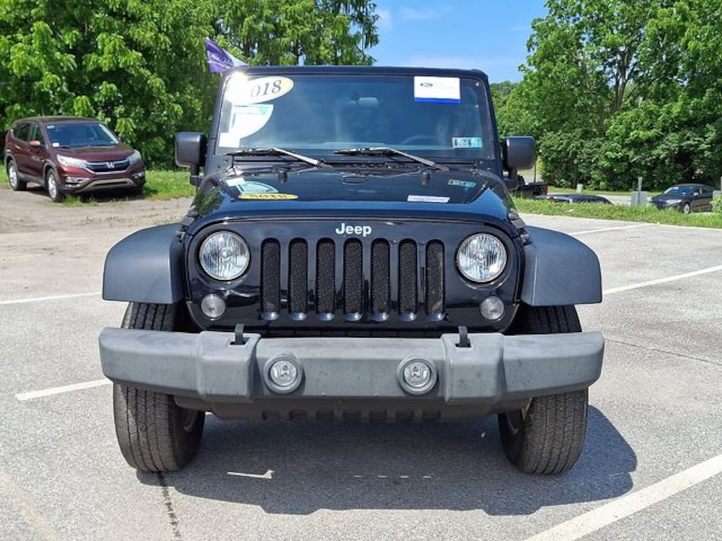 Certified 2018 Jeep Wrangler JK Unlimited Sport SUV