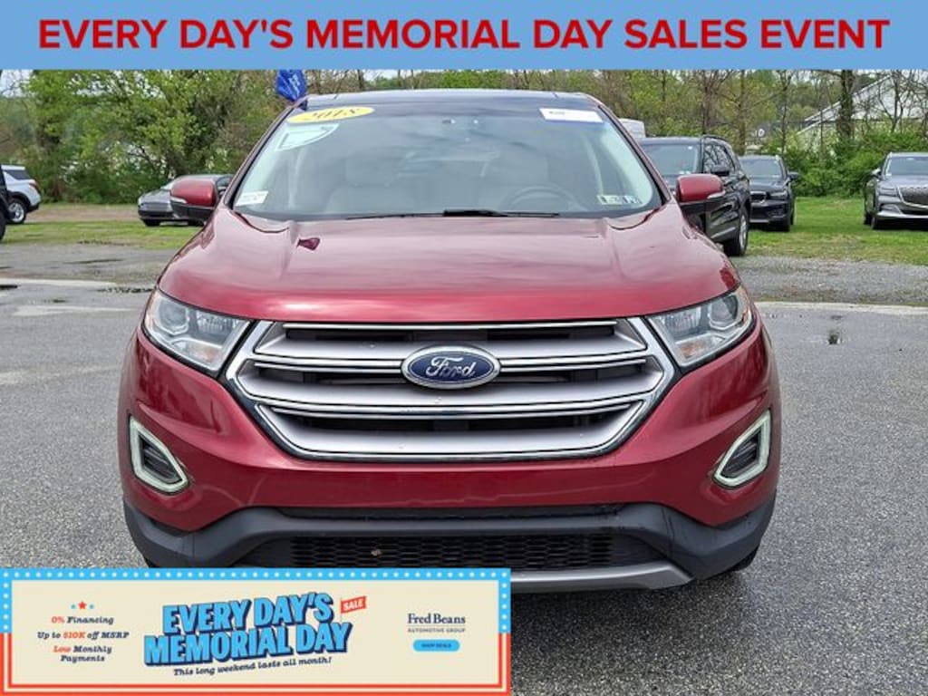 Certified 2018 Ford Edge Titanium SUV