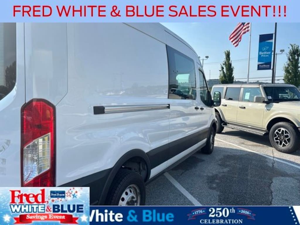 Used 2023 Ford Transit-250 Base Van Medium Roof Van