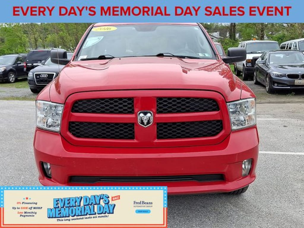 Used 2016 Ram 1500 Express Truck Quad Cab