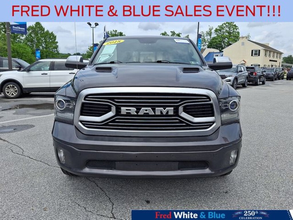 Certified 2018 Ram 1500 Laramie Longhorn Truck Crew Cab