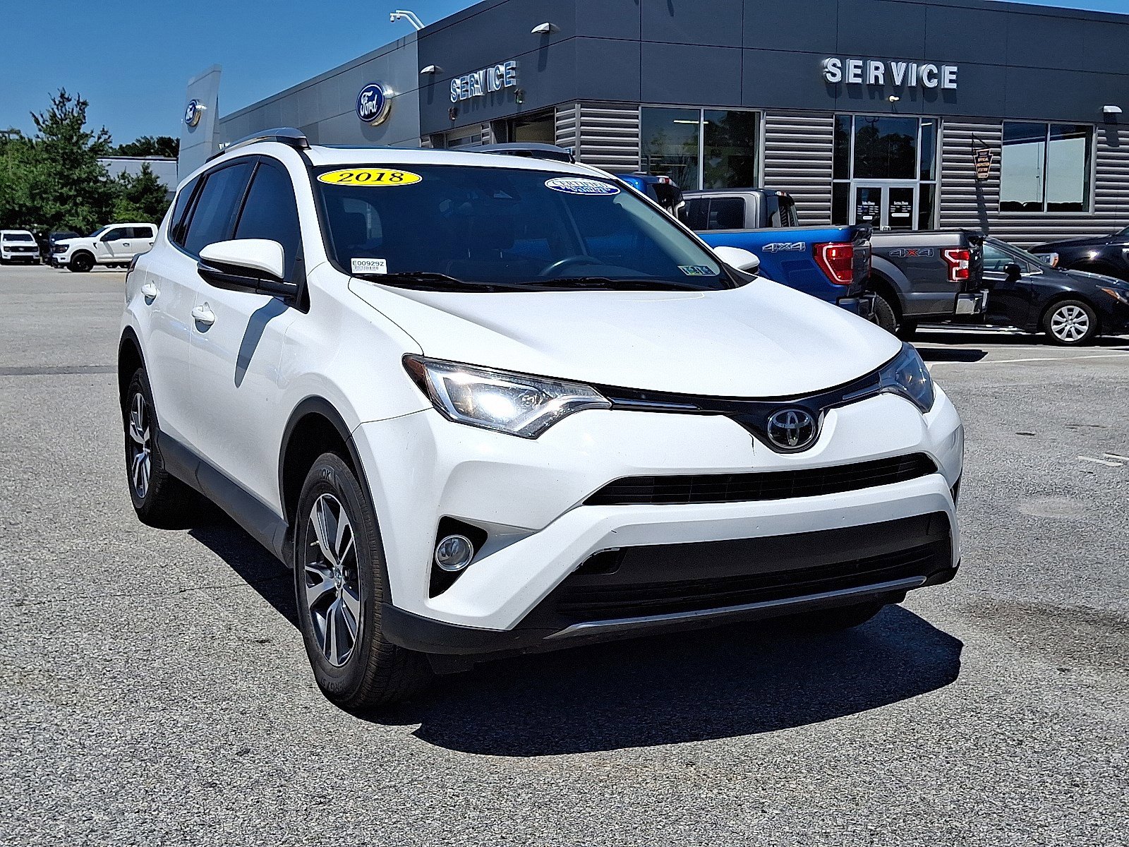 Certified 2018 Toyota RAV4 XLE with VIN 2T3RFREV6JW788584 for sale in Exton, PA