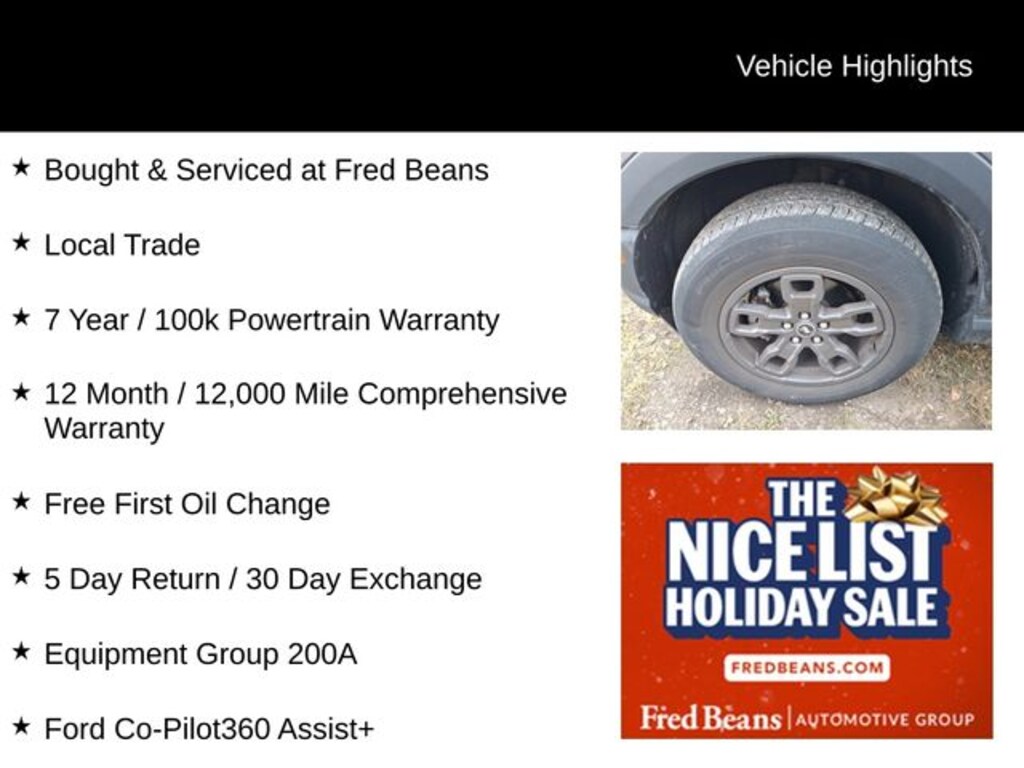 Certified 2022 Ford Bronco Sport Big Bend SUV