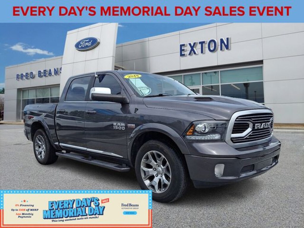 Used 2018 Ram 1500 Laramie Longhorn Truck Crew Cab