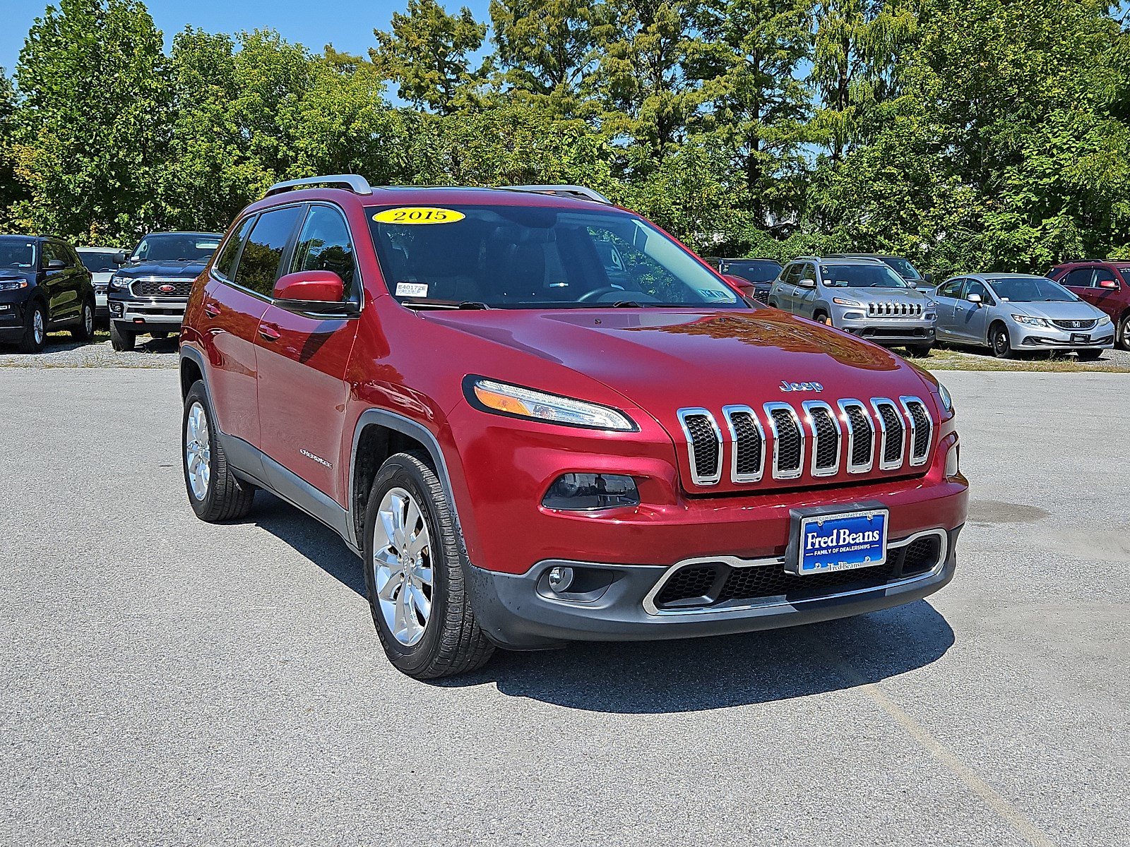 Used 2015 Jeep Cherokee Limited with VIN 1C4PJMDB5FW736534 for sale in Exton, PA