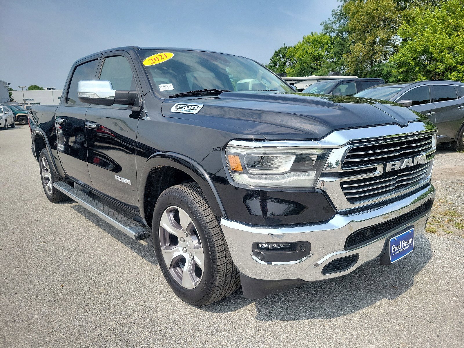 Used 2021 RAM Ram 1500 Pickup Laramie with VIN 1C6SRFJT9MN732962 for sale in Langhorne, PA