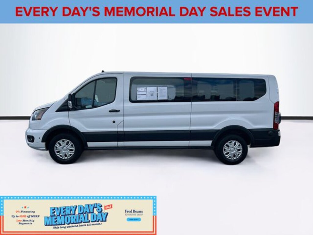 Certified 2024 Ford Transit-350 XLT Wagon Low Roof Van