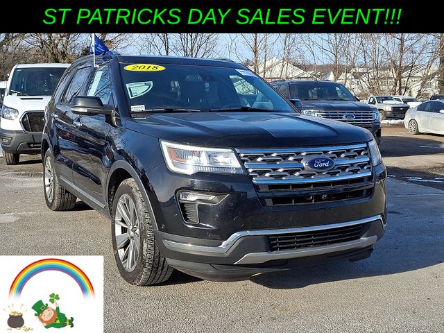 Certified 2018 Ford Explorer Limited with VIN 1FM5K8F81JGB96532 for sale in Exton, PA