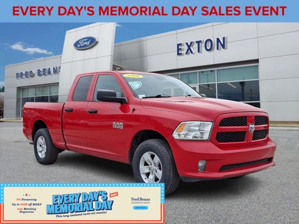 Used 2016 Ram 1500 Express Truck Quad Cab