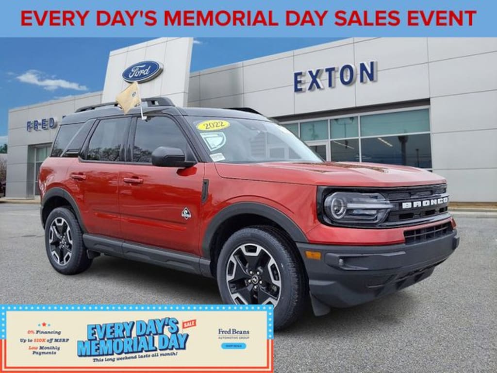 Certified 2022 Ford Bronco Sport Outer Banks SUV