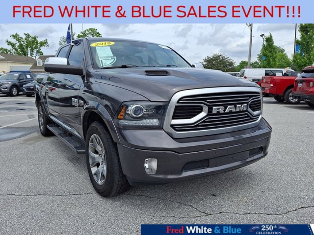 Certified 2018 Ram 1500 Laramie Longhorn Truck Crew Cab