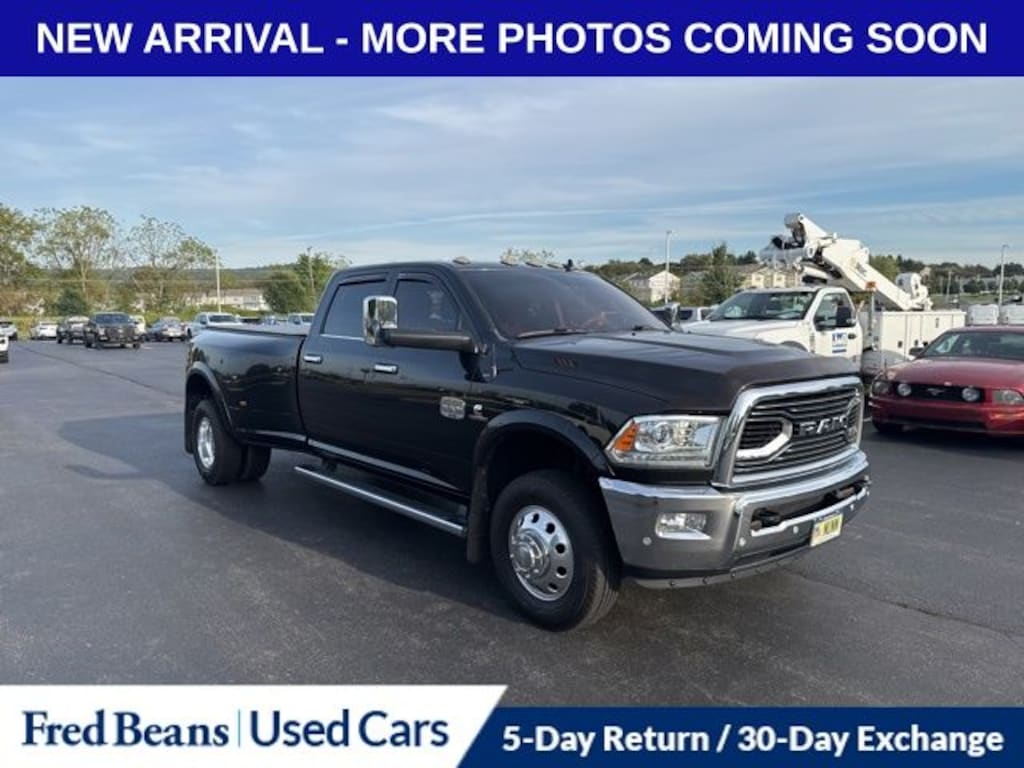 Certified 2018 Ram 3500 Laramie Longhorn CREW CAB LONG BED TRUCK