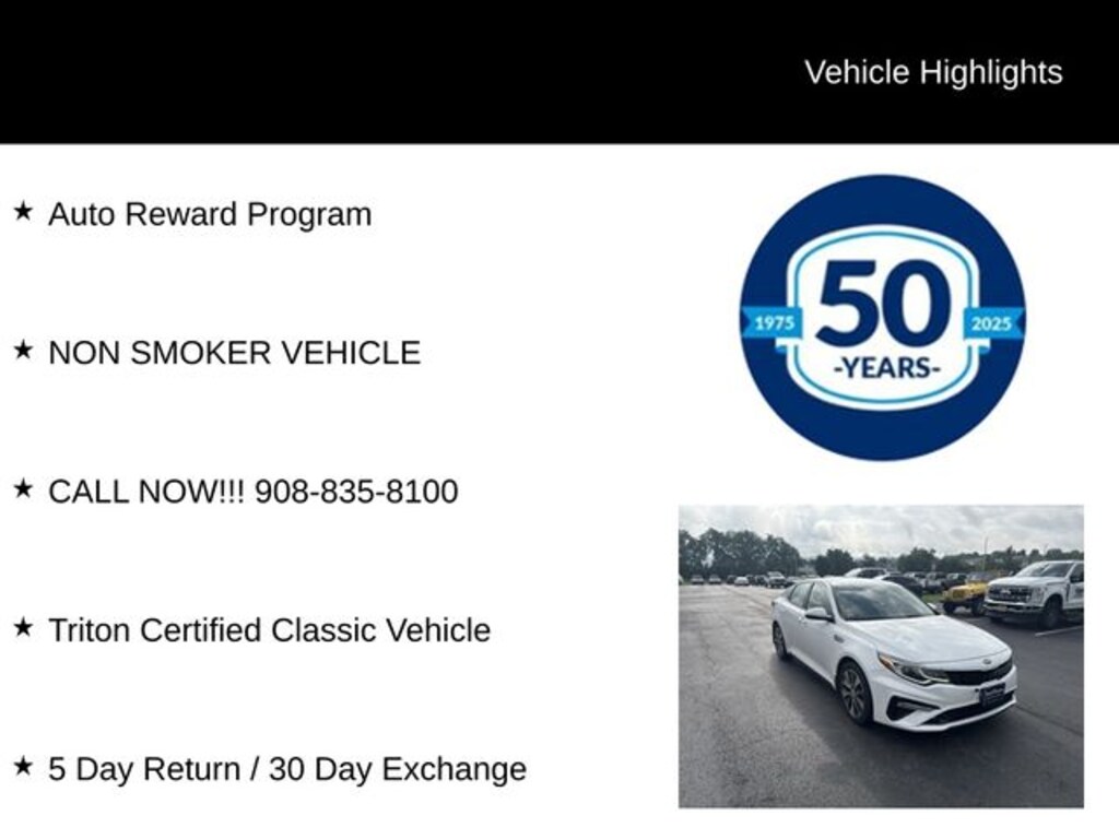 Used 2019 Kia Optima S Sedan